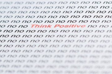 Fototapeta premium focusing on positive thoughts