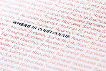 Fototapeta premium focusing on positive thoughts
