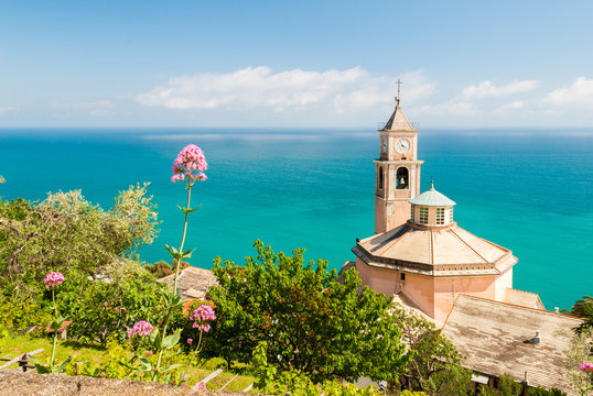 The church of S. Eugenio, in the small hill district of Genoa called Crevari
