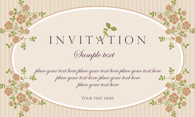 Invitation card design