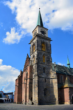 The Gothic Church of St. Giles in Nymburk