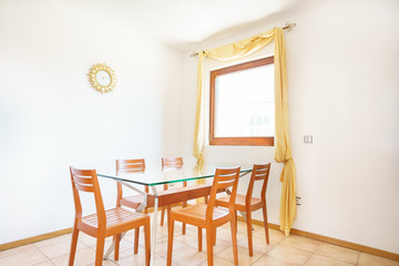 Interior of a kitchen in a guest house