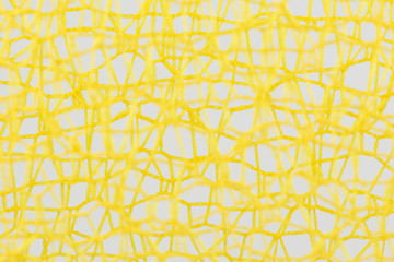 Tangled yellow wires as background .