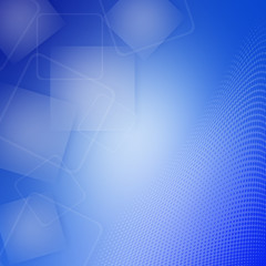 Blue Abstract background with square