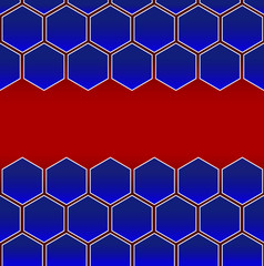 hexagon cell background