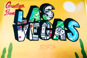 Foto auf Alu-Dibond Las Vegas-Graffiti © coreyfrey