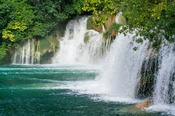 Fototapeta premium Waterfalls at Krka National Park