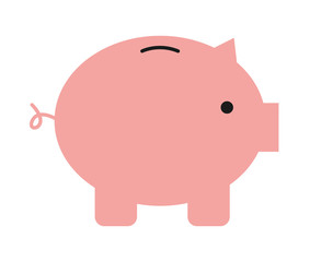 piggy  isolated icon design