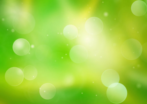 Green abstract background blur.