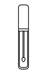 maskara makeup product isolated icon design