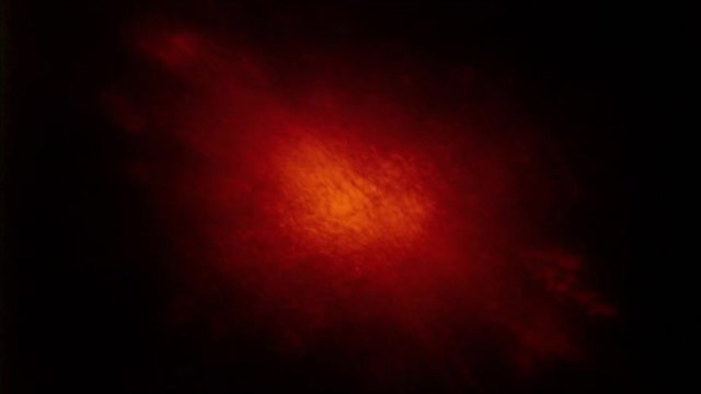 Glowing red fireball-like background