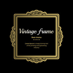 Wicker lines and old decor element in vector. Vintage border or 