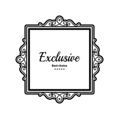 Wicker lines and old decor element in vector. Vintage border or 