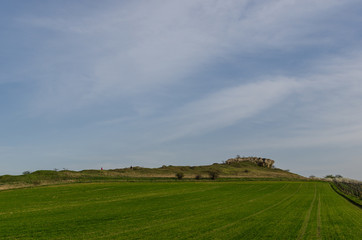 Obraz premium felsen und gruene natur