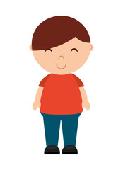 little boy  isolated icon design