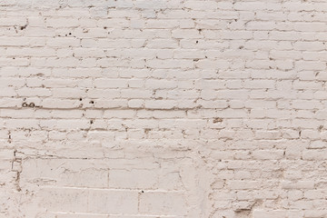 Cream wall bricks as background texture
