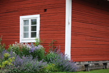 Fototapeta na wymiar Swedish summer house