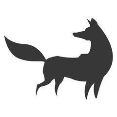 fox silhouette icon