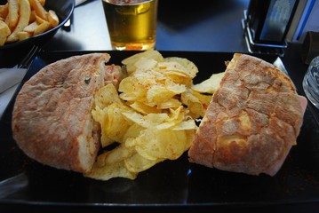 Traditional Maltese ftira.