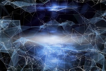 Composite image of black background with shades