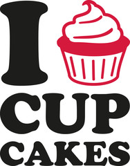 I love Cupcakes with icon