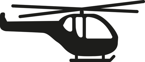 Fototapeta na wymiar Helicopter pictogram