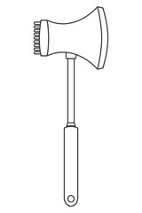 meat hammer icon