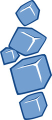 Ice cubes icon