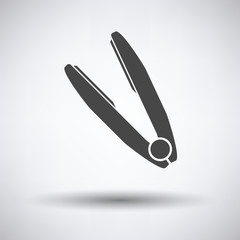 Hair straightener icon