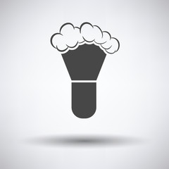 Shaving brush icon