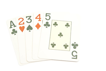 street combination on white