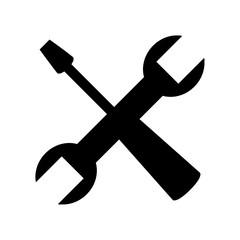 screwdriver and wrench icon
