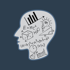 mathematics logo vector