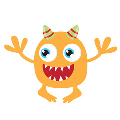 Cute monster vector illustration
