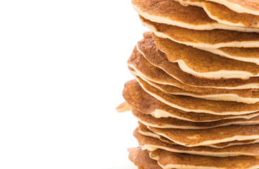 Stack of delicious pancakes