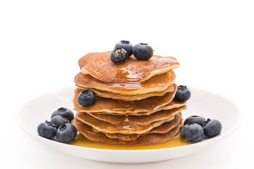 pancakes with blueberry