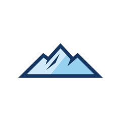 Mountain design symbol logo vector