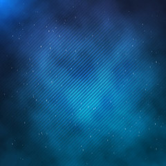 Illustration of 1980 Retro Neon Poster. Outer Space Background