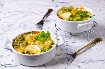 Casserole with zucchini