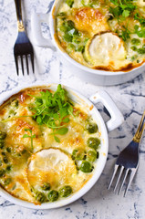 Casserole with zucchini