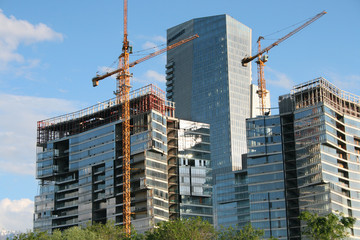 construction skyscraper building
