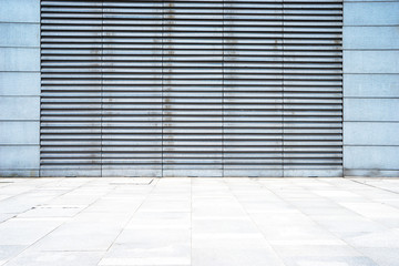 textured wall and empty floor