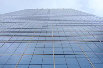 Fototapeta na wymiar exterior of glass building