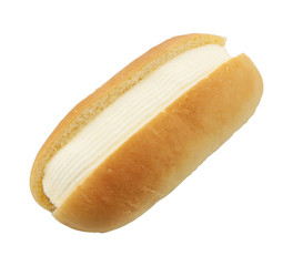 bread on a white background