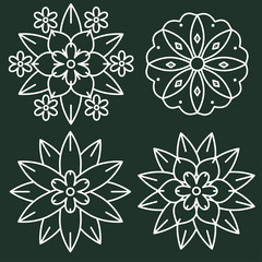Kolam style elements