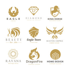 Logo Collection. Set of brand identity. Vector Illustration Templates Collection.