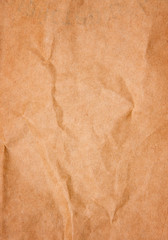 Crumpled paper for background usage