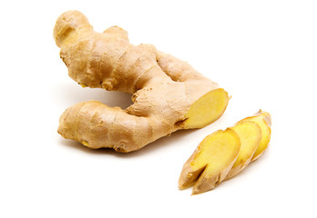ginger on white background