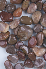 Natural smooth stones for background 