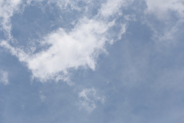 Cloud on blue sky in the daytime of Bright weather.